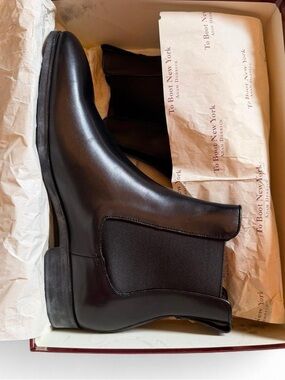 To Boot New York Men’s Black Leather Chukka Chelsea Boots- Size 11 NEW